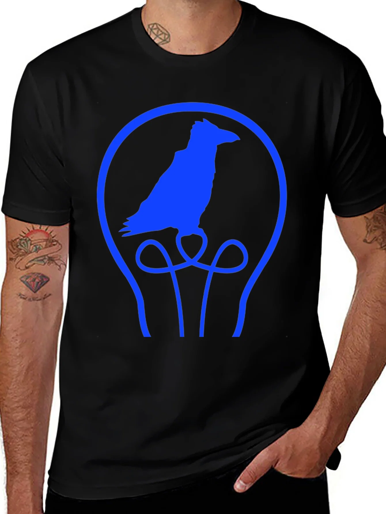 Rebbecca Raven Lightbulb T-Shirt - Unique Graphic Tee