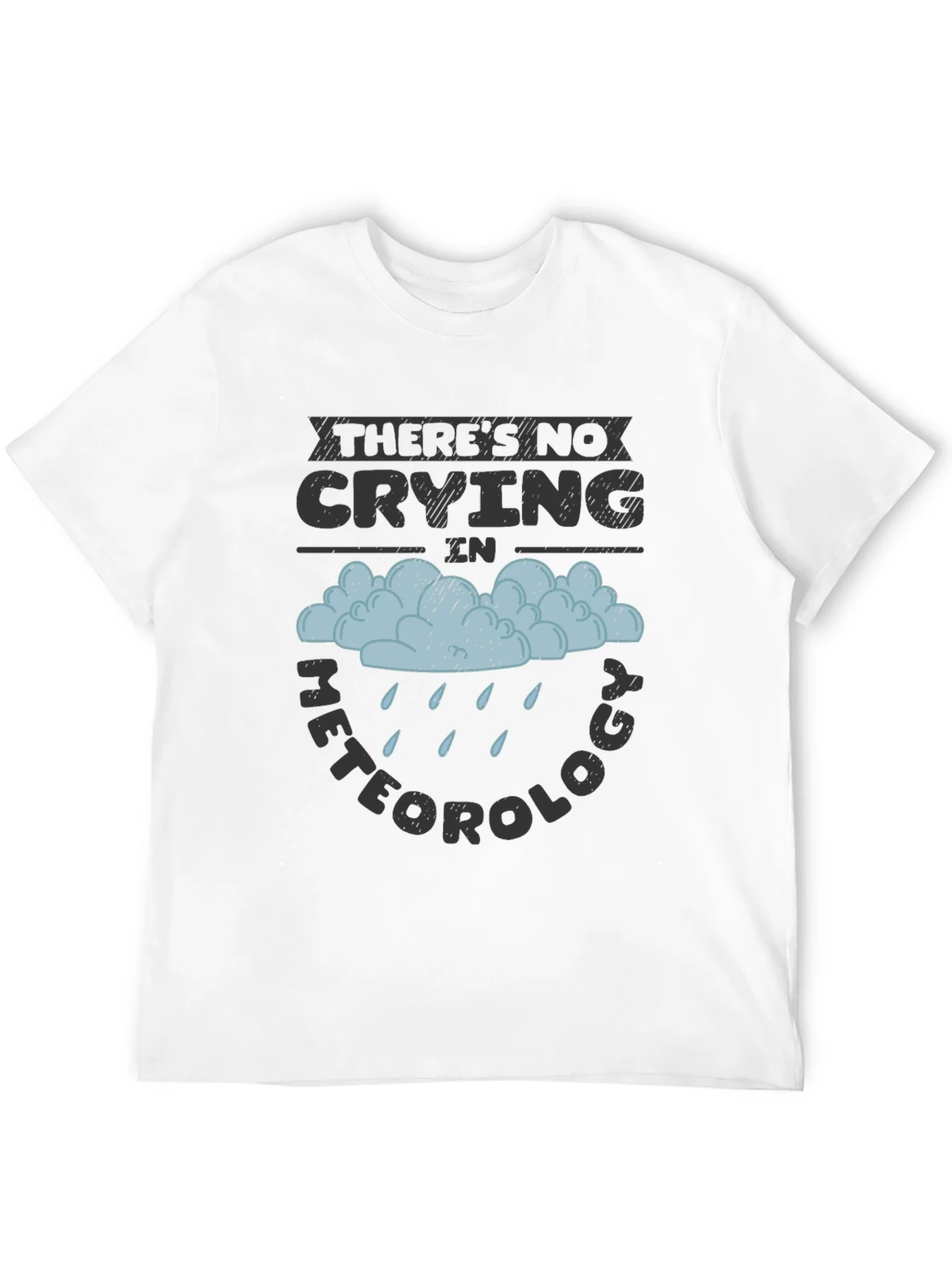 Camiseta Negra con Dise?o de Meteorolog¨ªa Divertida