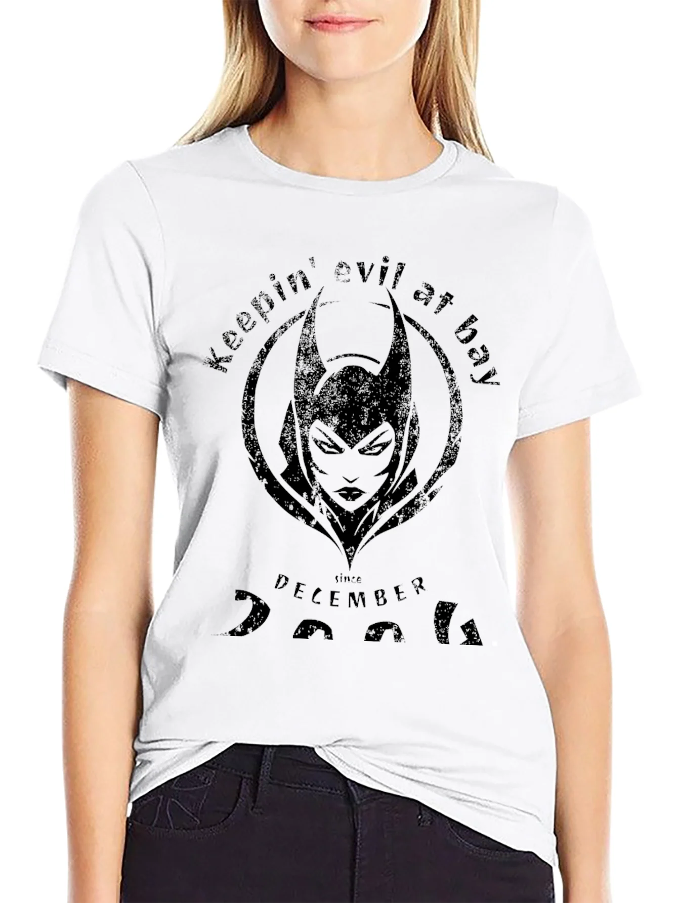 Rebbecca Keepin Evil at Bay Tee - December 2004