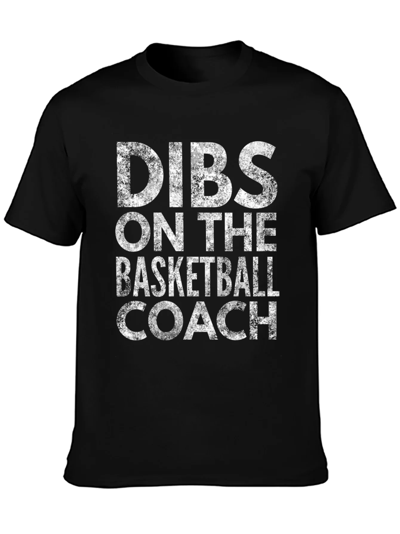 Camiseta Negra: Dibs on the Basketball Coach