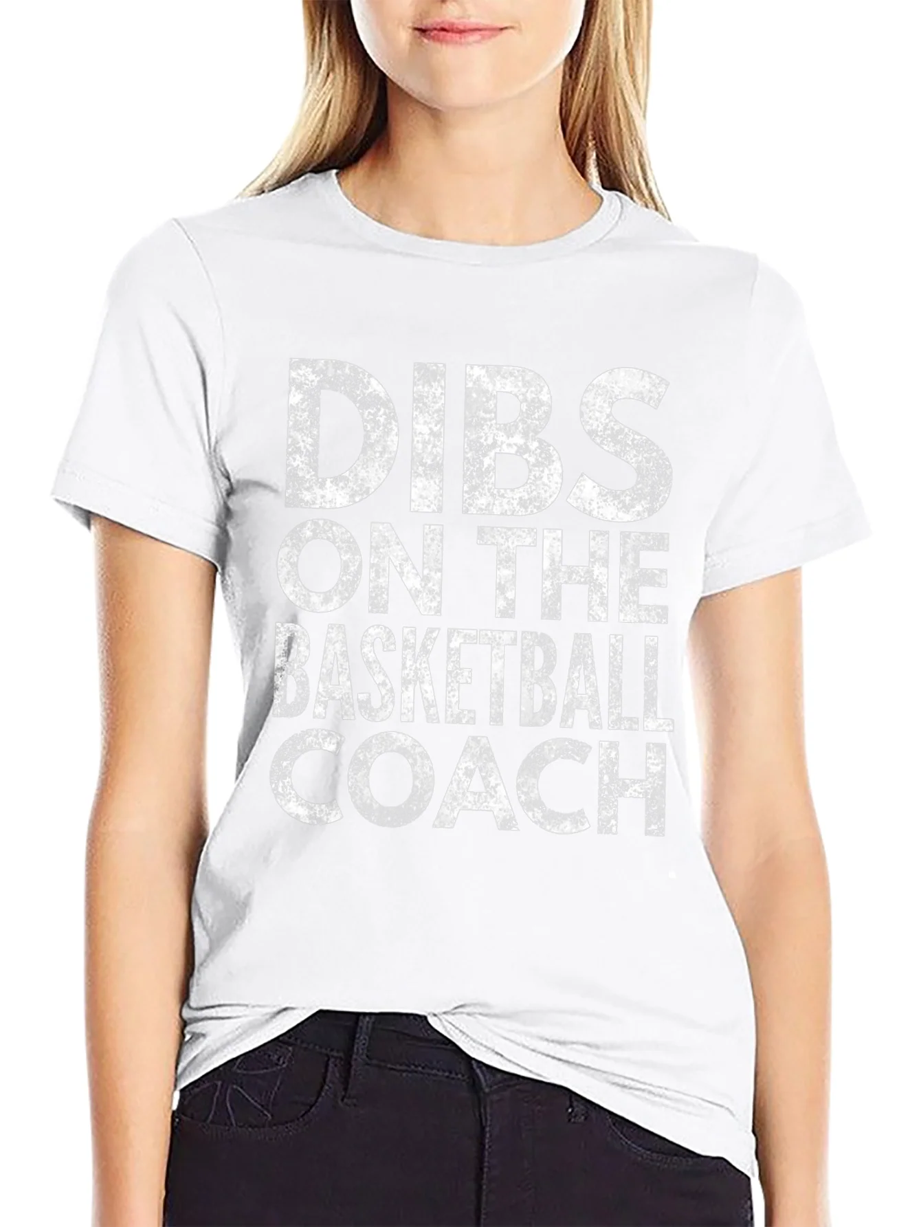 Camiseta Negra: Dibs on the Basketball Coach