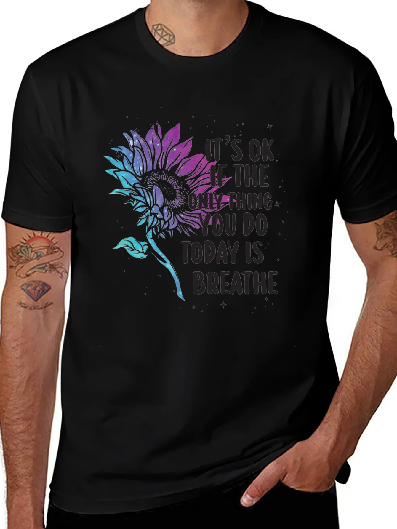 Rebbecca Sunflower Breathe T-Shirt