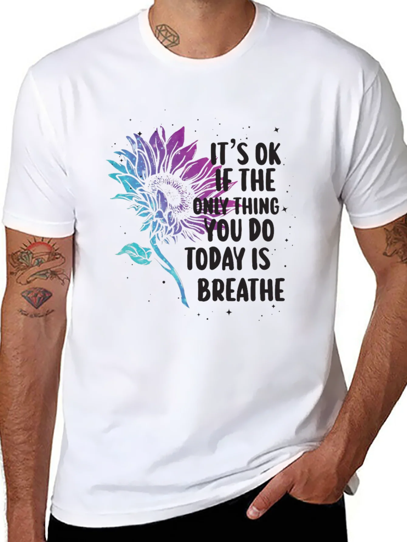 Rebbecca Sunflower Breathe T-Shirt