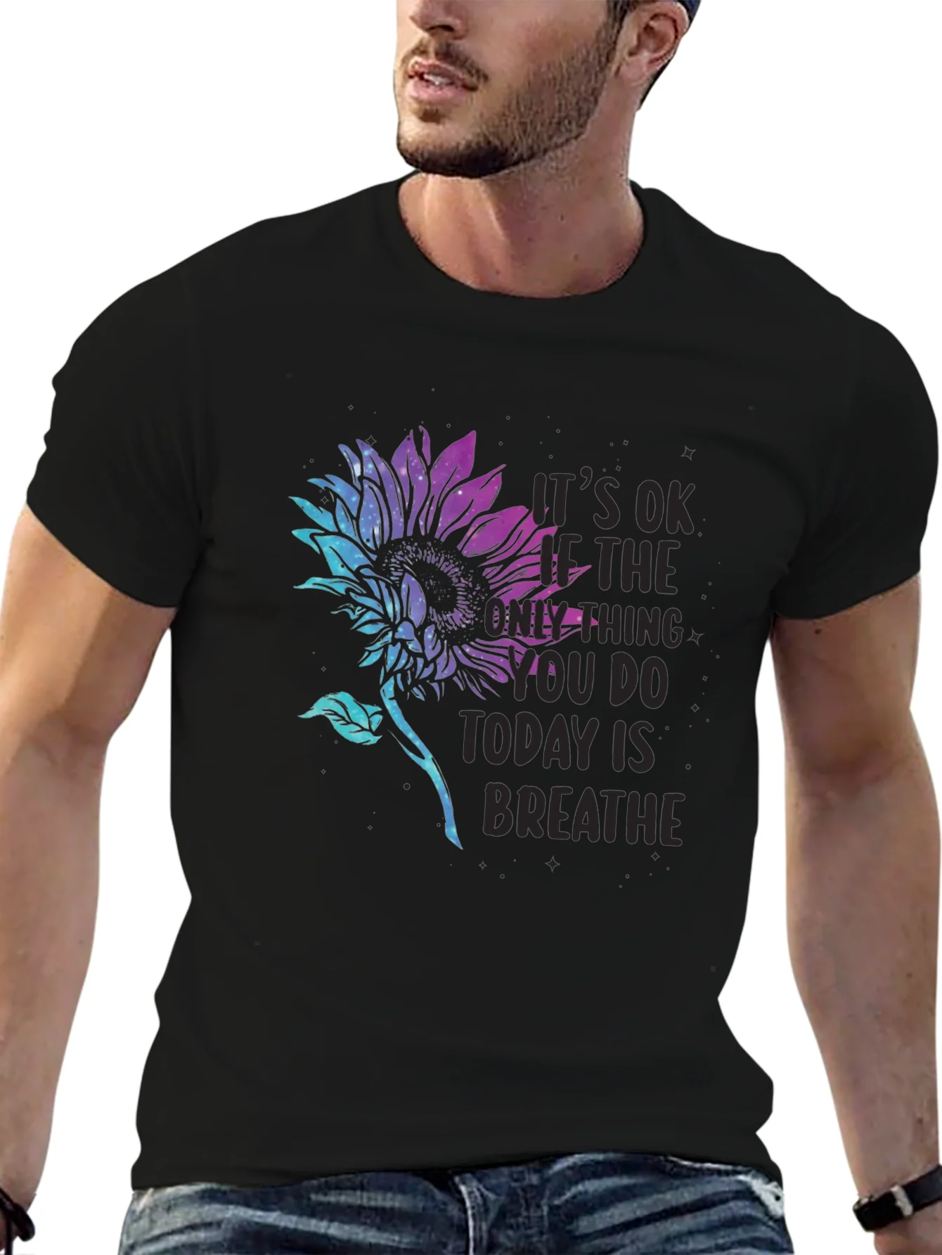 Rebbecca Sunflower Breathe T-Shirt