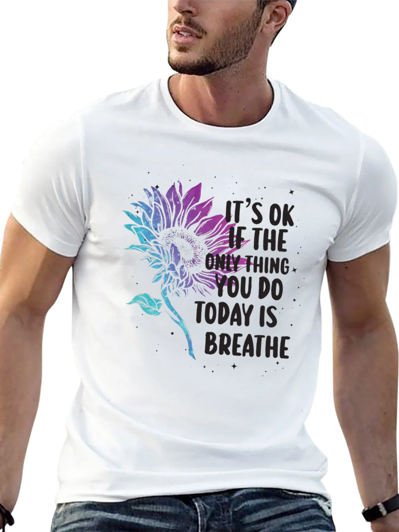 Rebbecca Sunflower Breathe T-Shirt