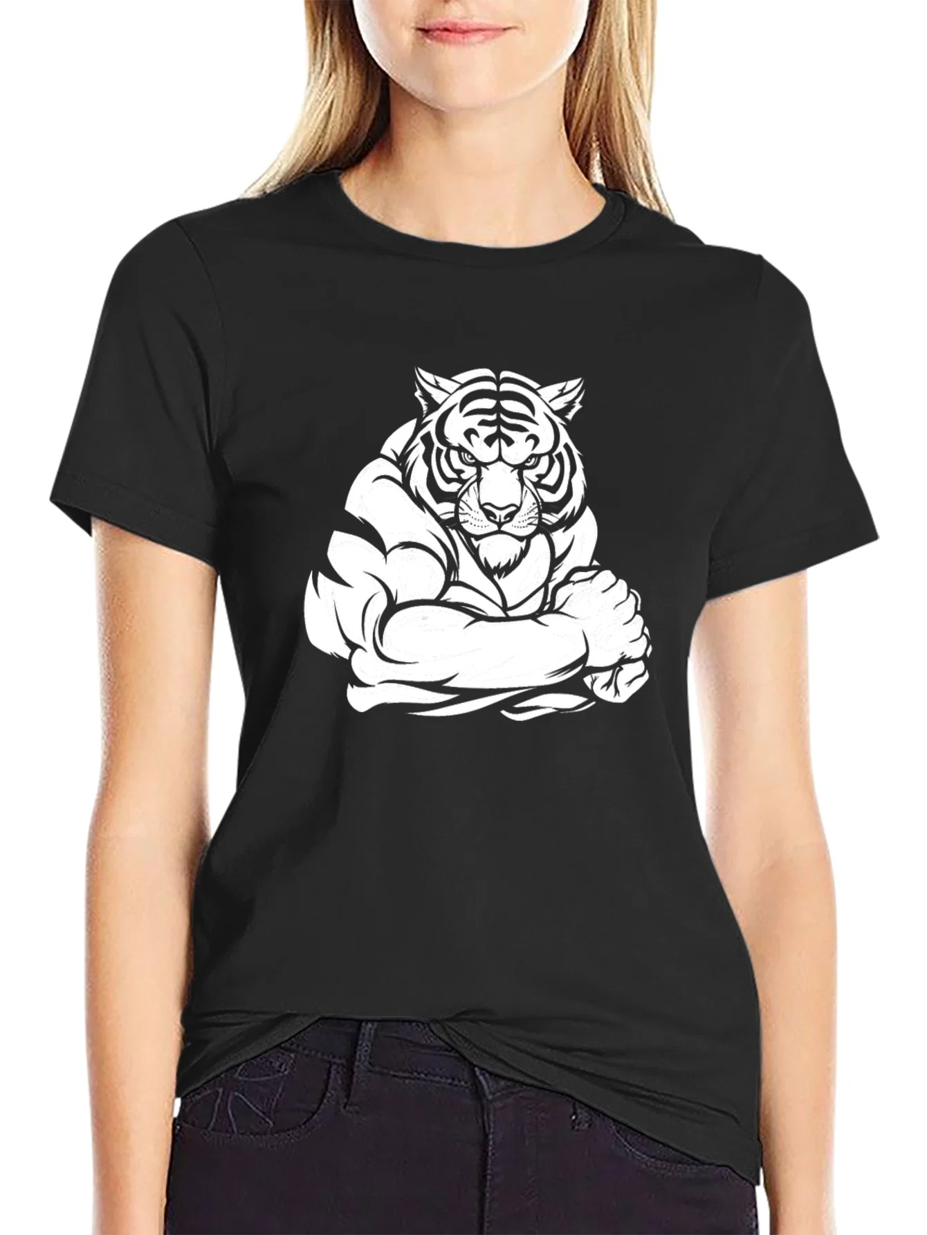 Rebbecca Tiger Muscle Tee - Mens Graphic T-Shirt