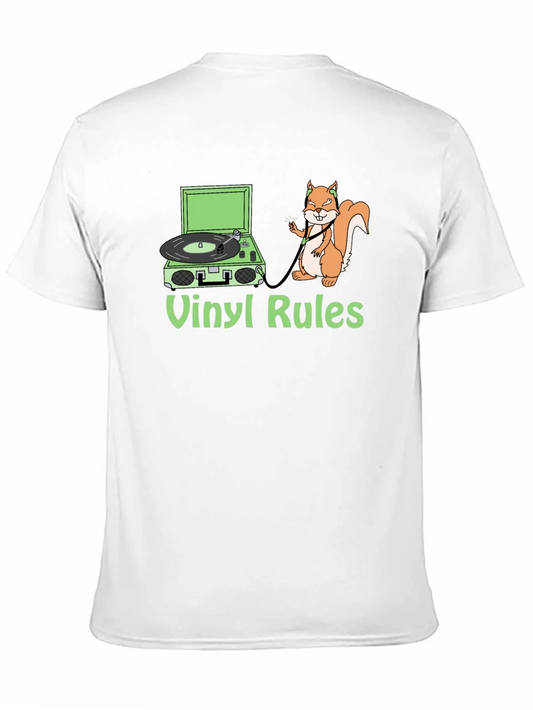 Rebbecca Vinyl Rules Squirrel T-Shirt