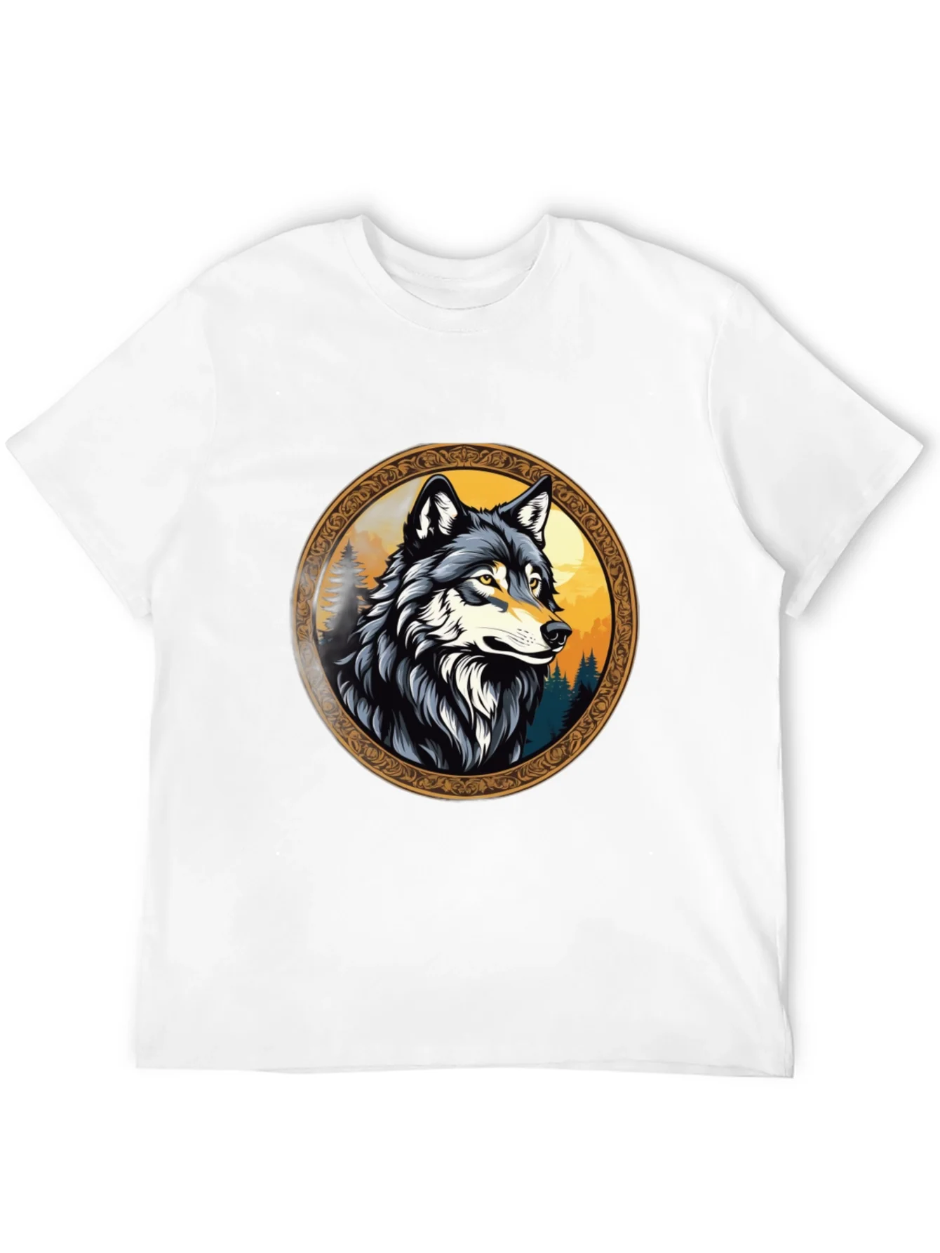 Rebbecca Wolf Graphic Tee - Wildlife Design
