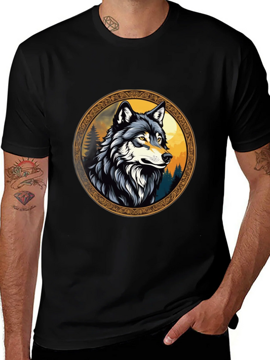 Rebbecca Wolf Graphic Tee - Wildlife Design
