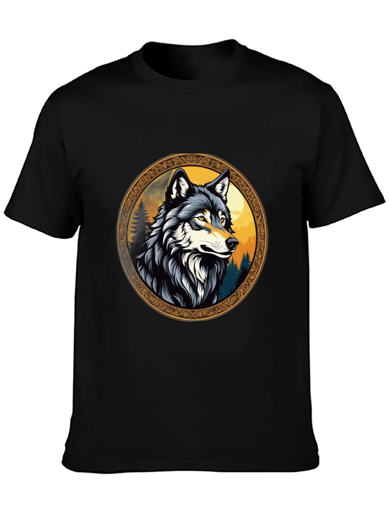 Rebbecca Wolf Graphic Tee - Wildlife Design