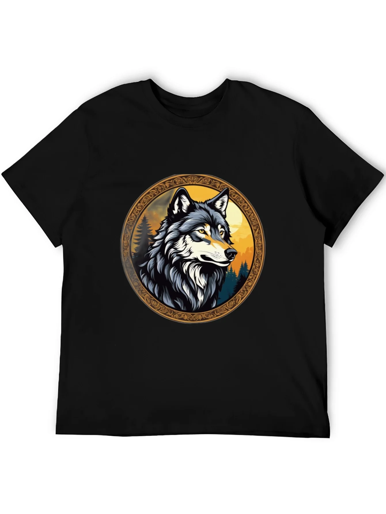 Rebbecca Wolf Graphic Tee - Wildlife Design