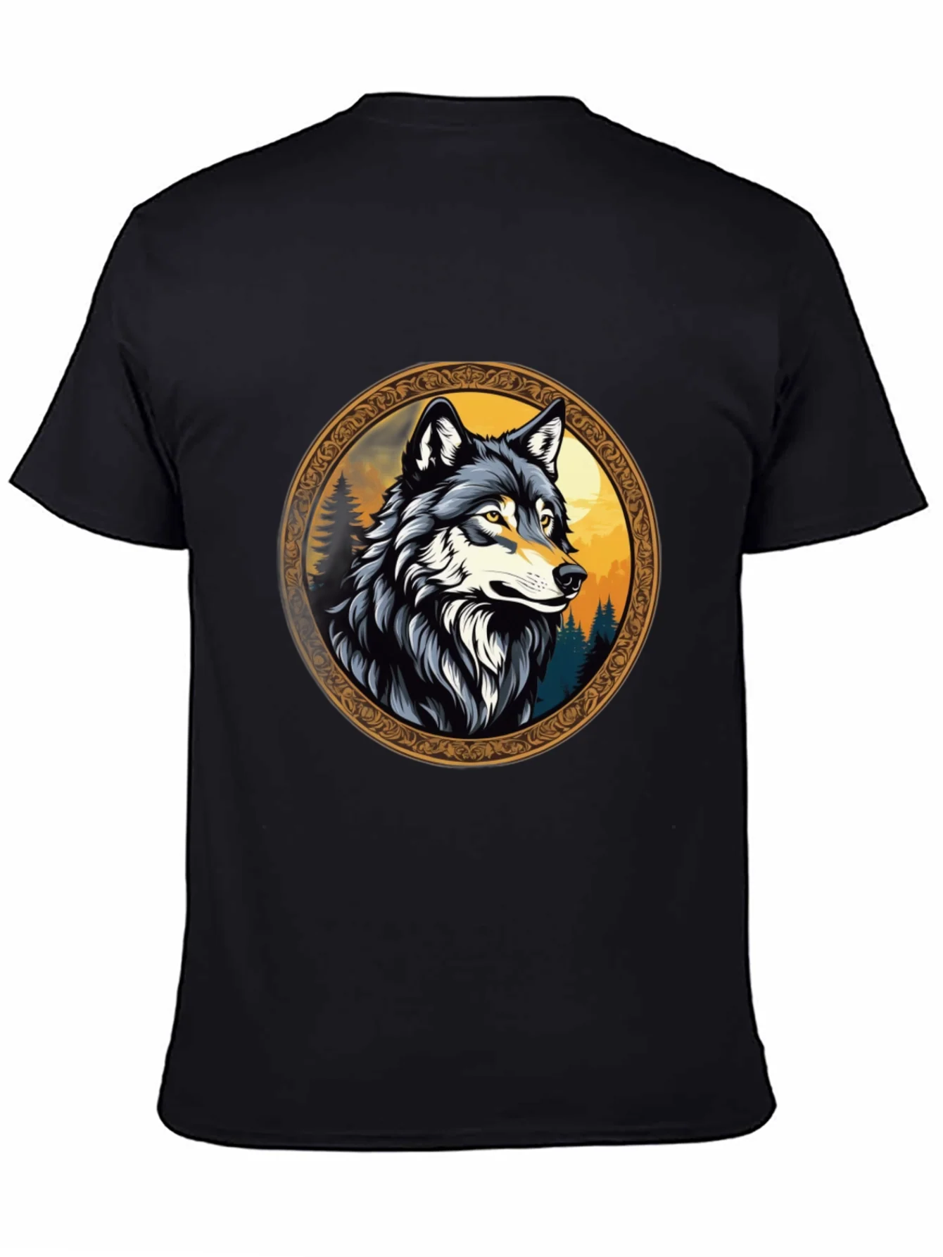 Rebbecca Wolf Graphic Tee - Wildlife Design