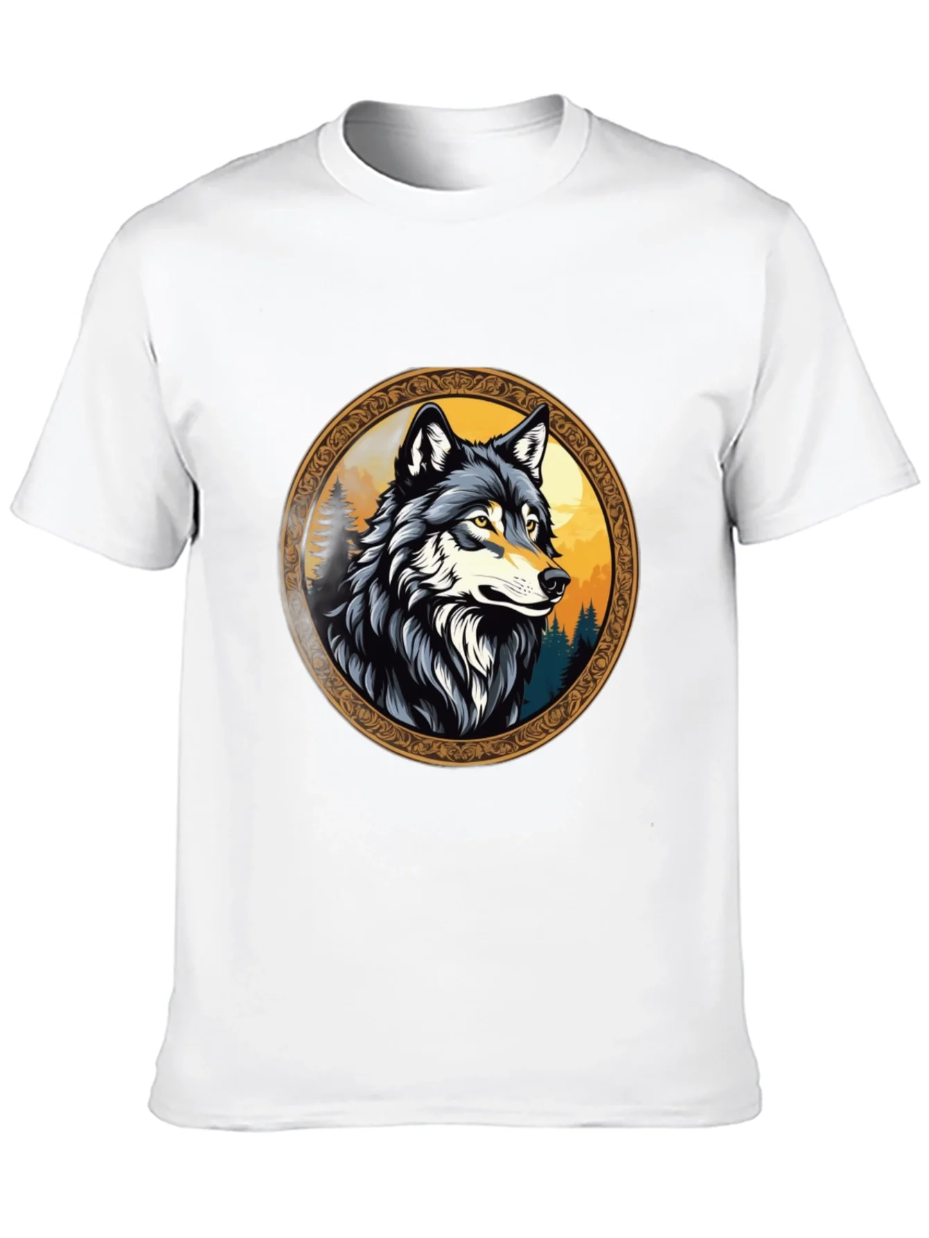Rebbecca Wolf Graphic Tee - Wildlife Design