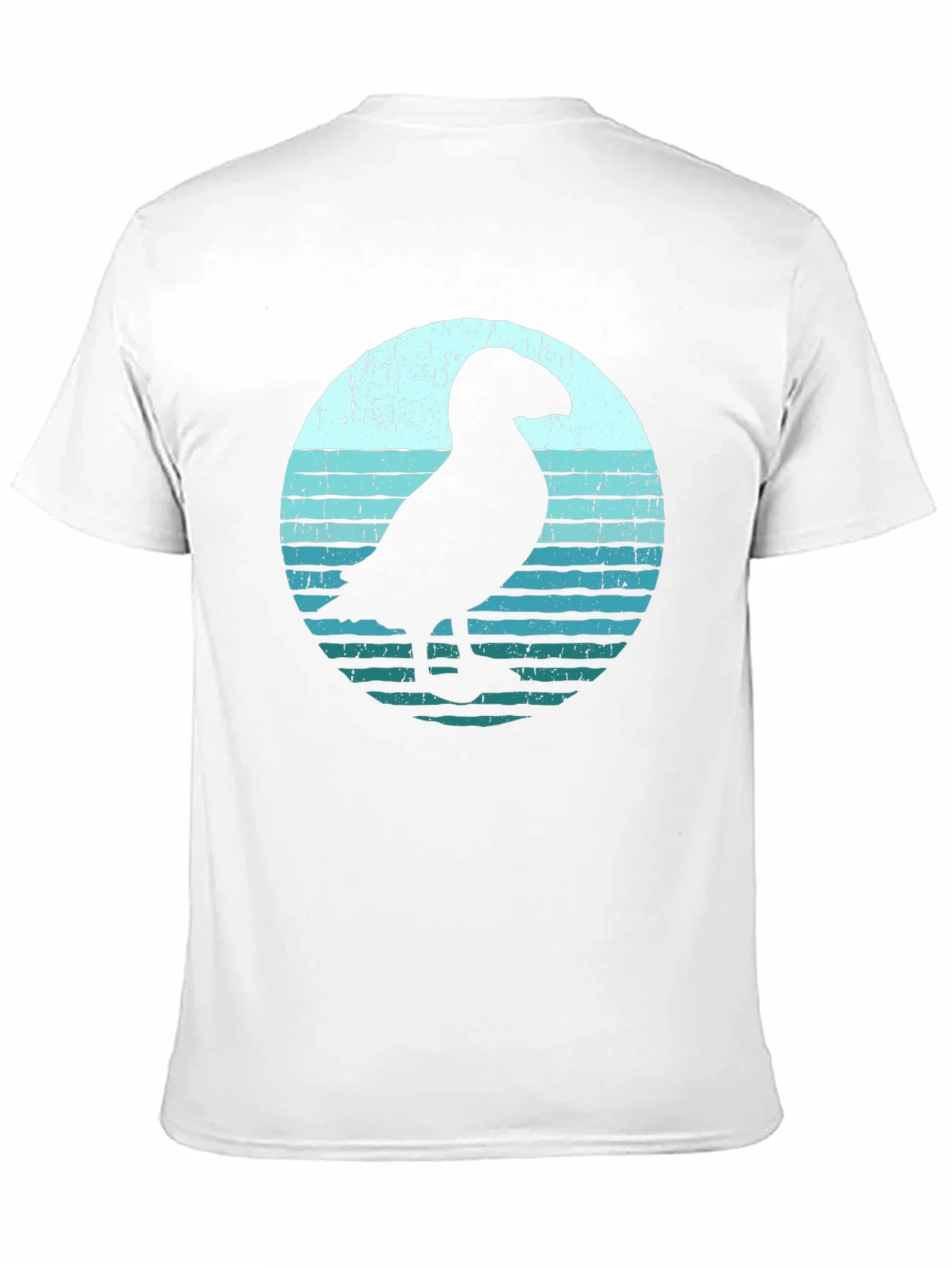 Rebbecca Puffin Silhouette Graphic Tee - Black