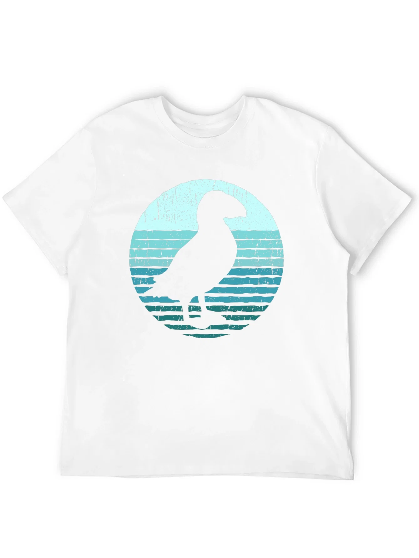 Rebbecca Puffin Silhouette Graphic Tee - Black