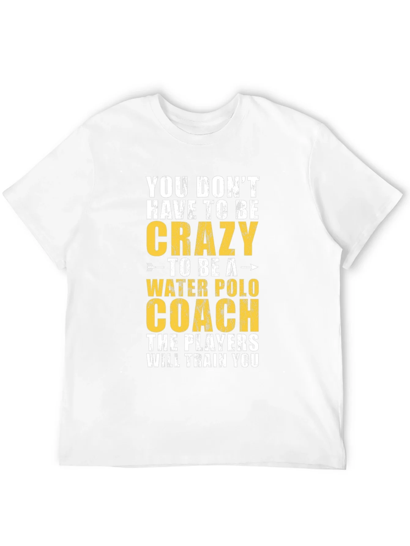 Camiseta Negra Entrenador de Waterpolo - Dise?o Divertido