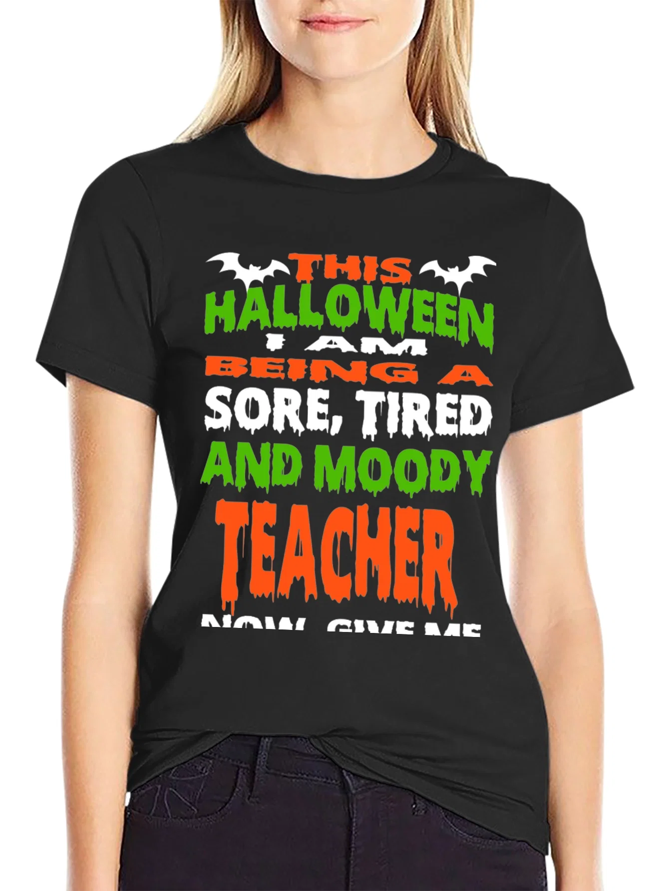 Rebbecca Halloween Teacher Graphic Tee