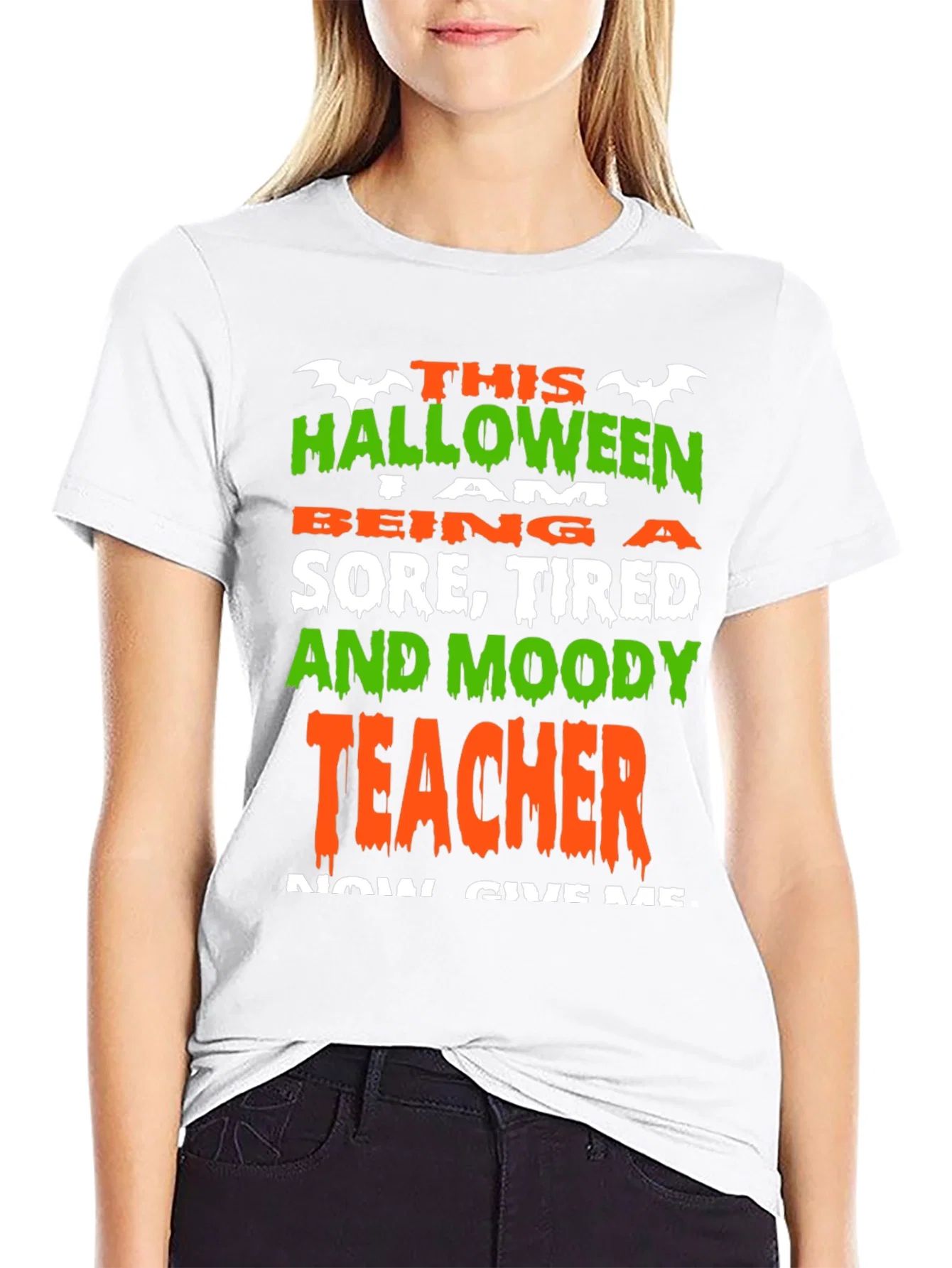 Rebbecca Halloween Teacher Graphic Tee