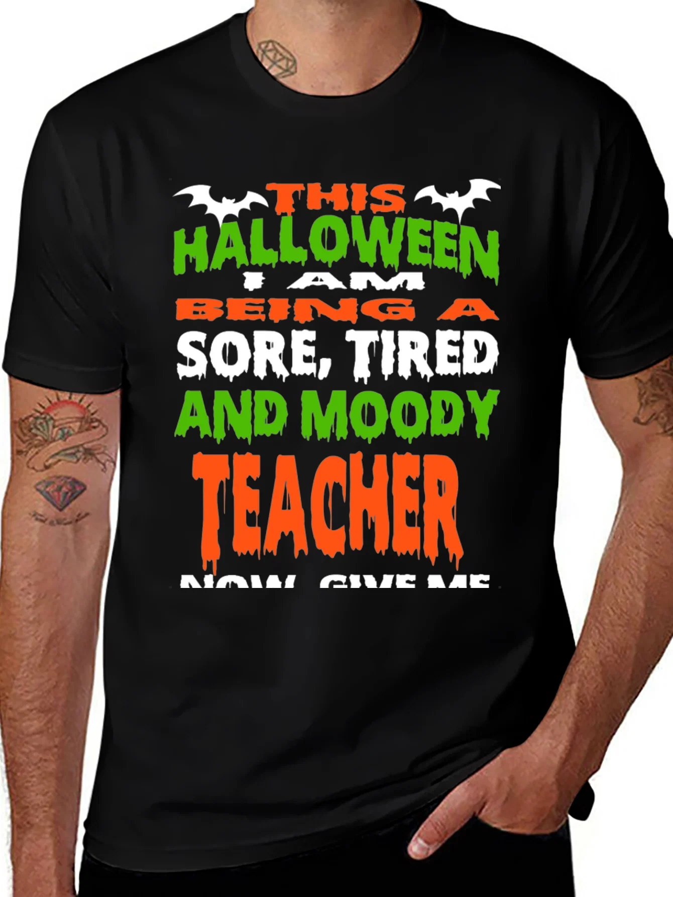 Rebbecca Halloween Teacher Graphic Tee