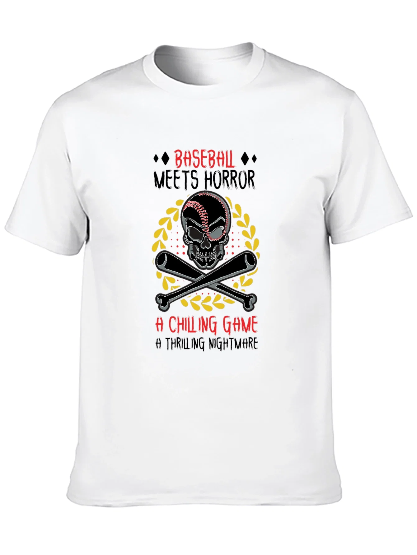 Rebbecca Baseball Meets Horror Graphic Tee