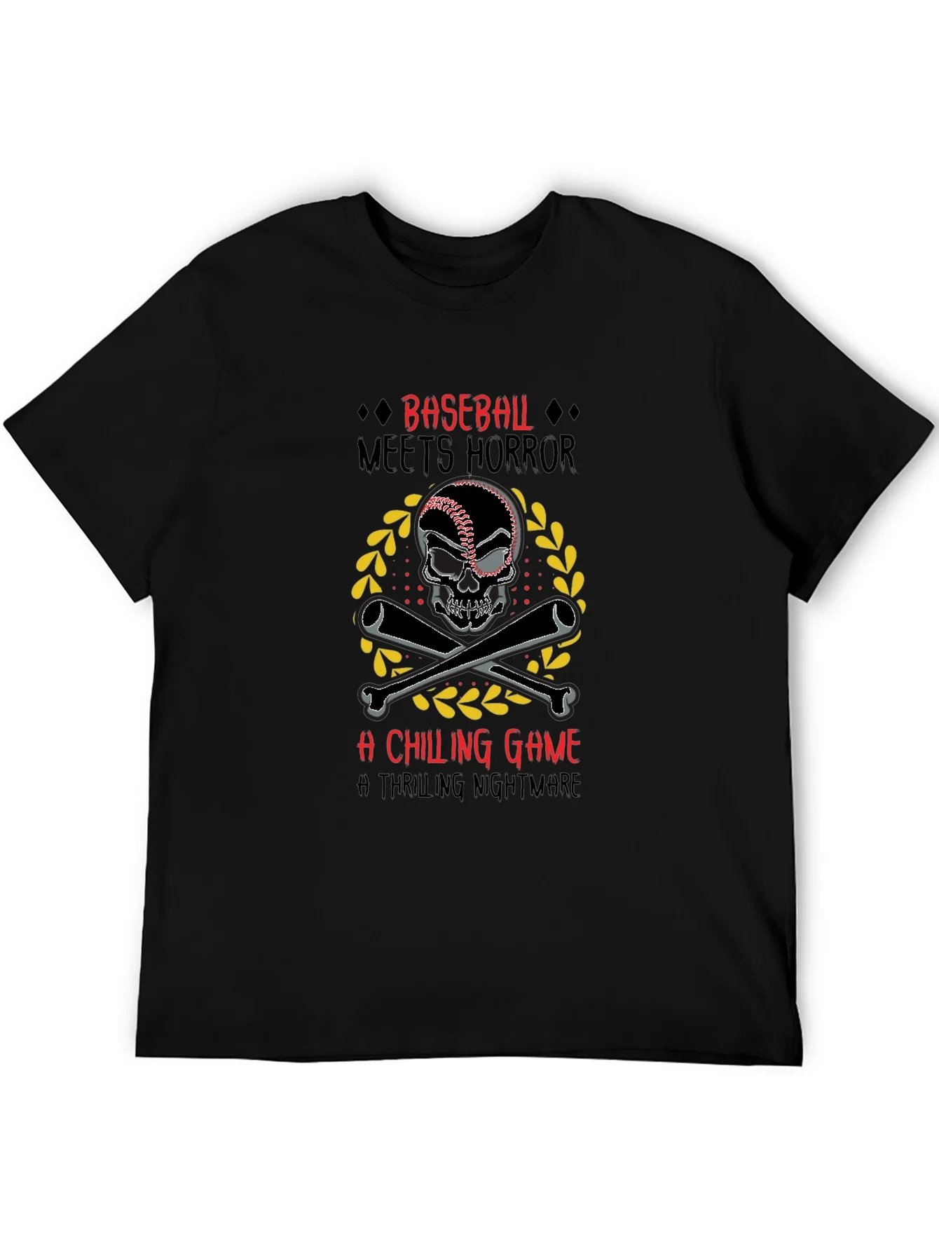 Rebbecca Baseball Meets Horror Graphic Tee