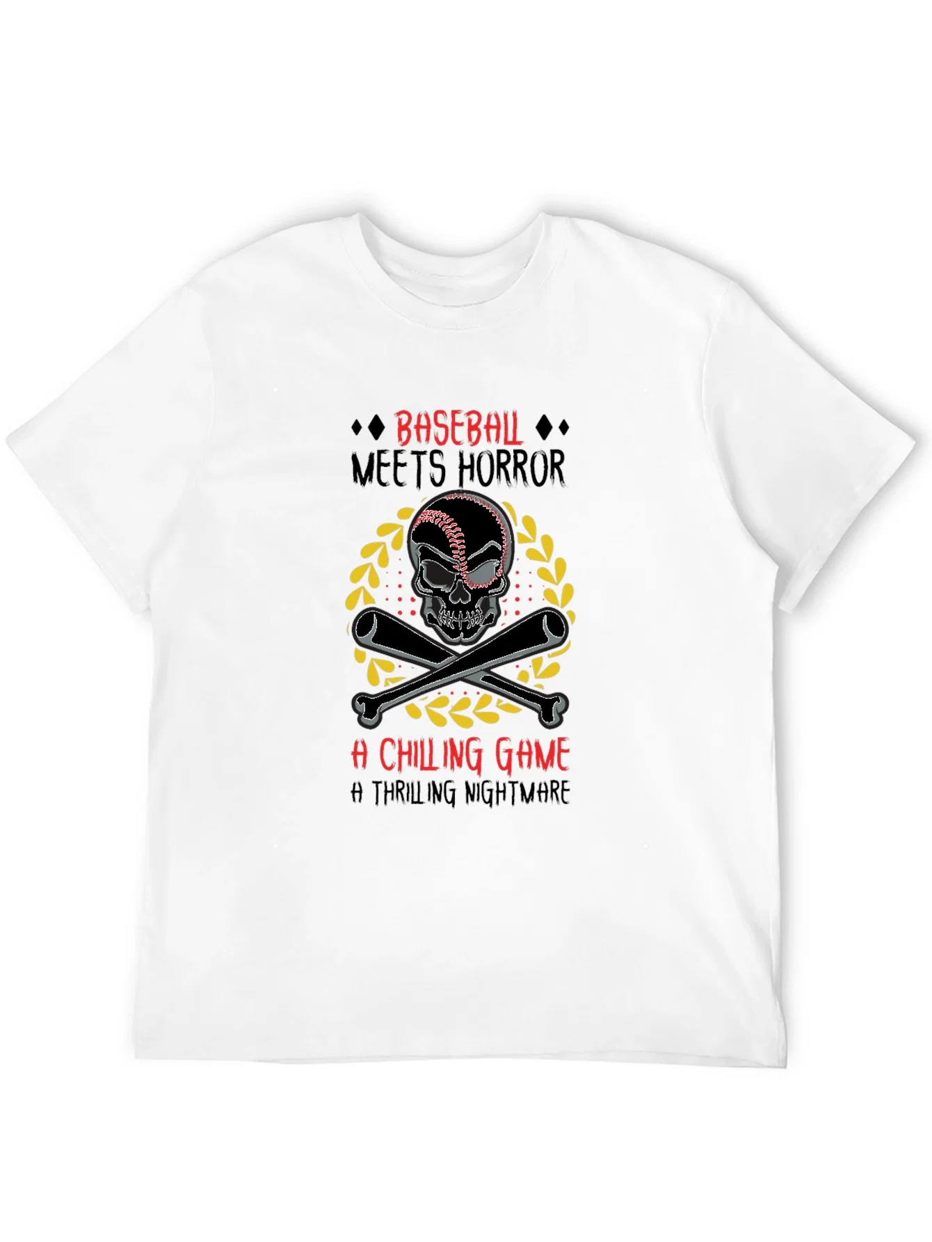 Rebbecca Baseball Meets Horror Graphic Tee