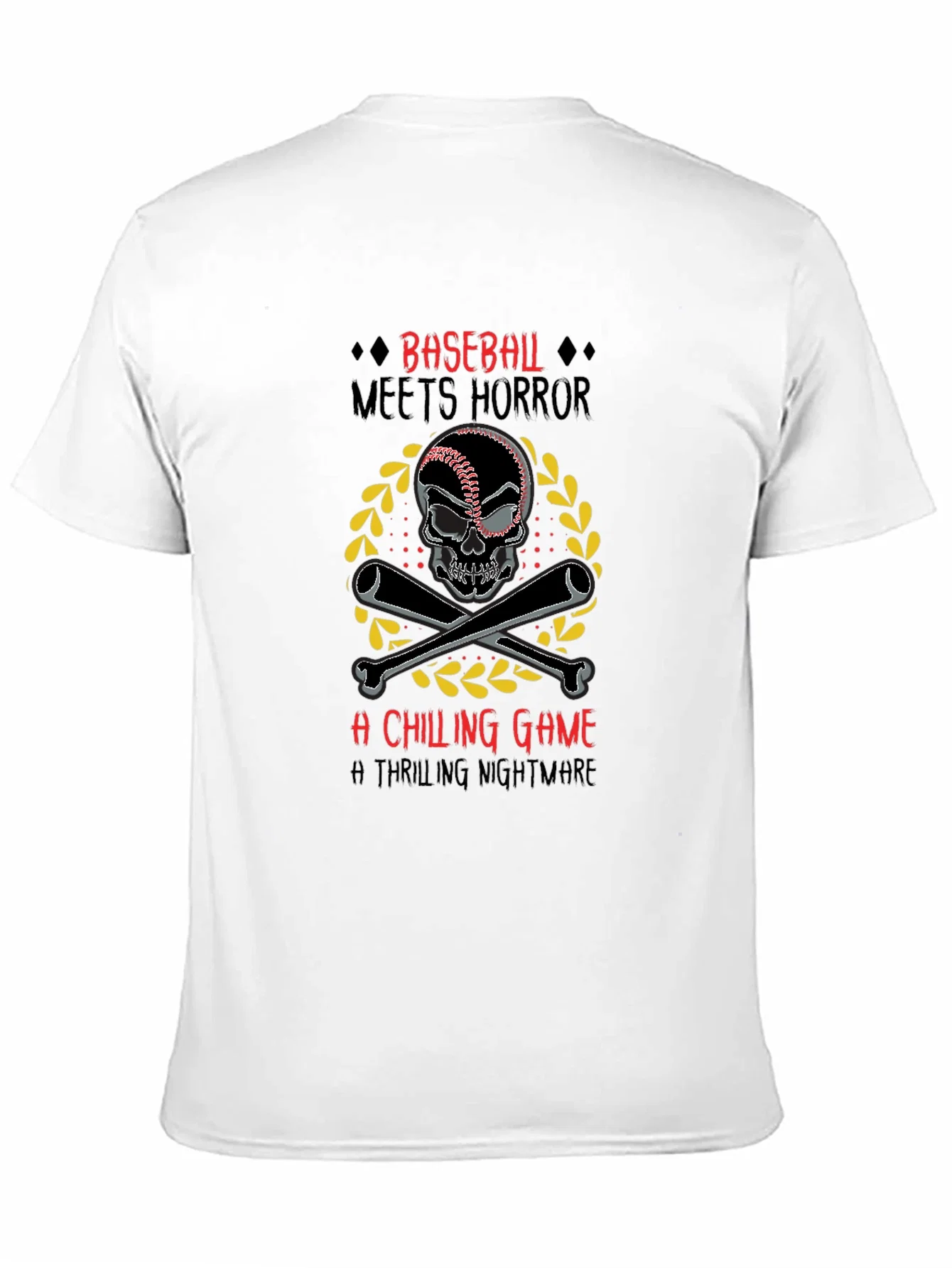 Rebbecca Baseball Meets Horror Graphic Tee