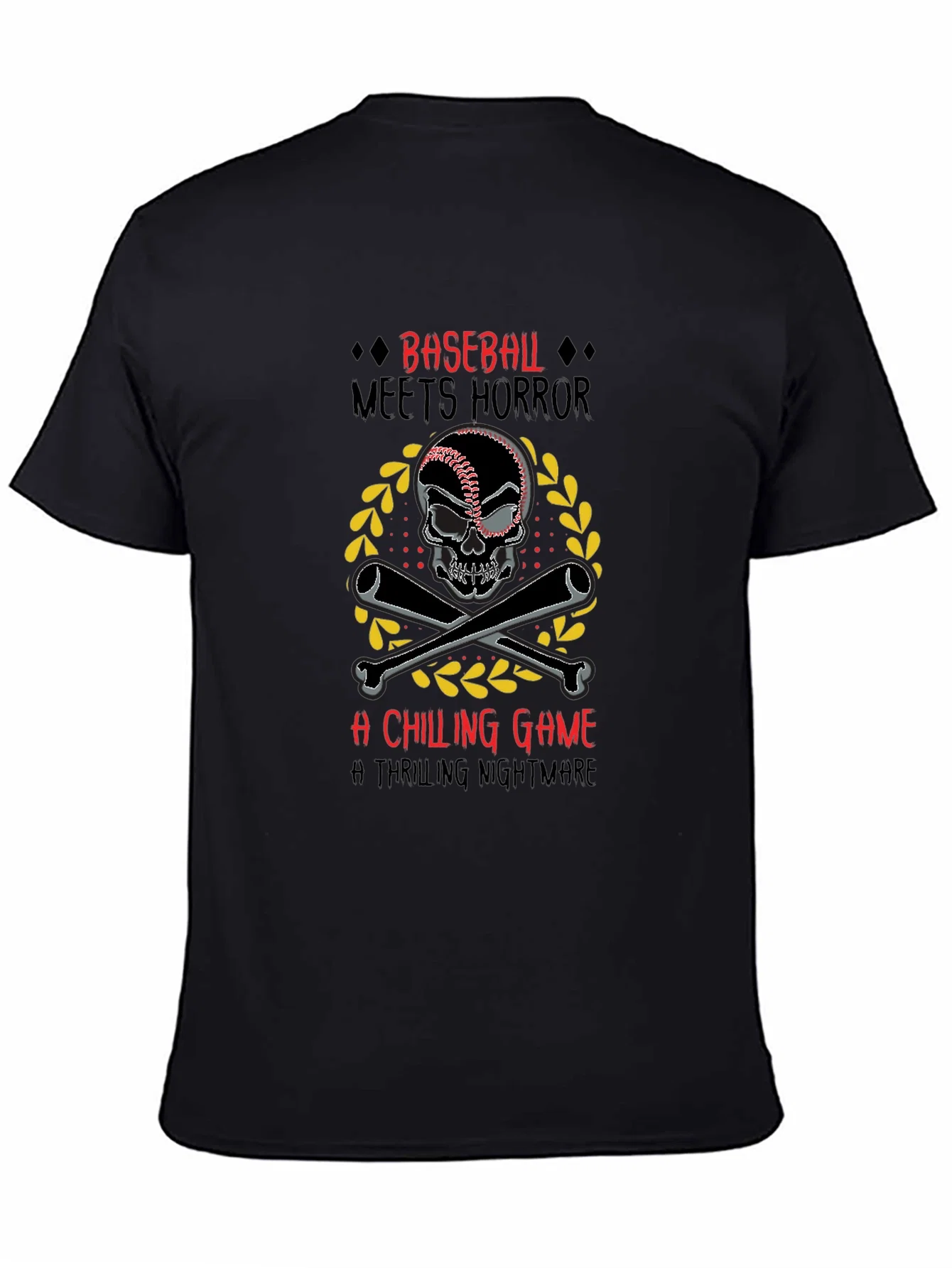 Rebbecca Baseball Meets Horror Graphic Tee