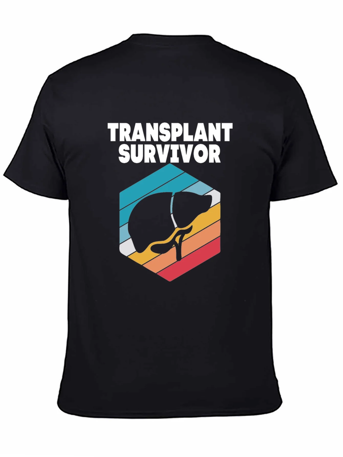 Rebbecca Transplant Survivor T-Shirt Liver Graphic Tee
