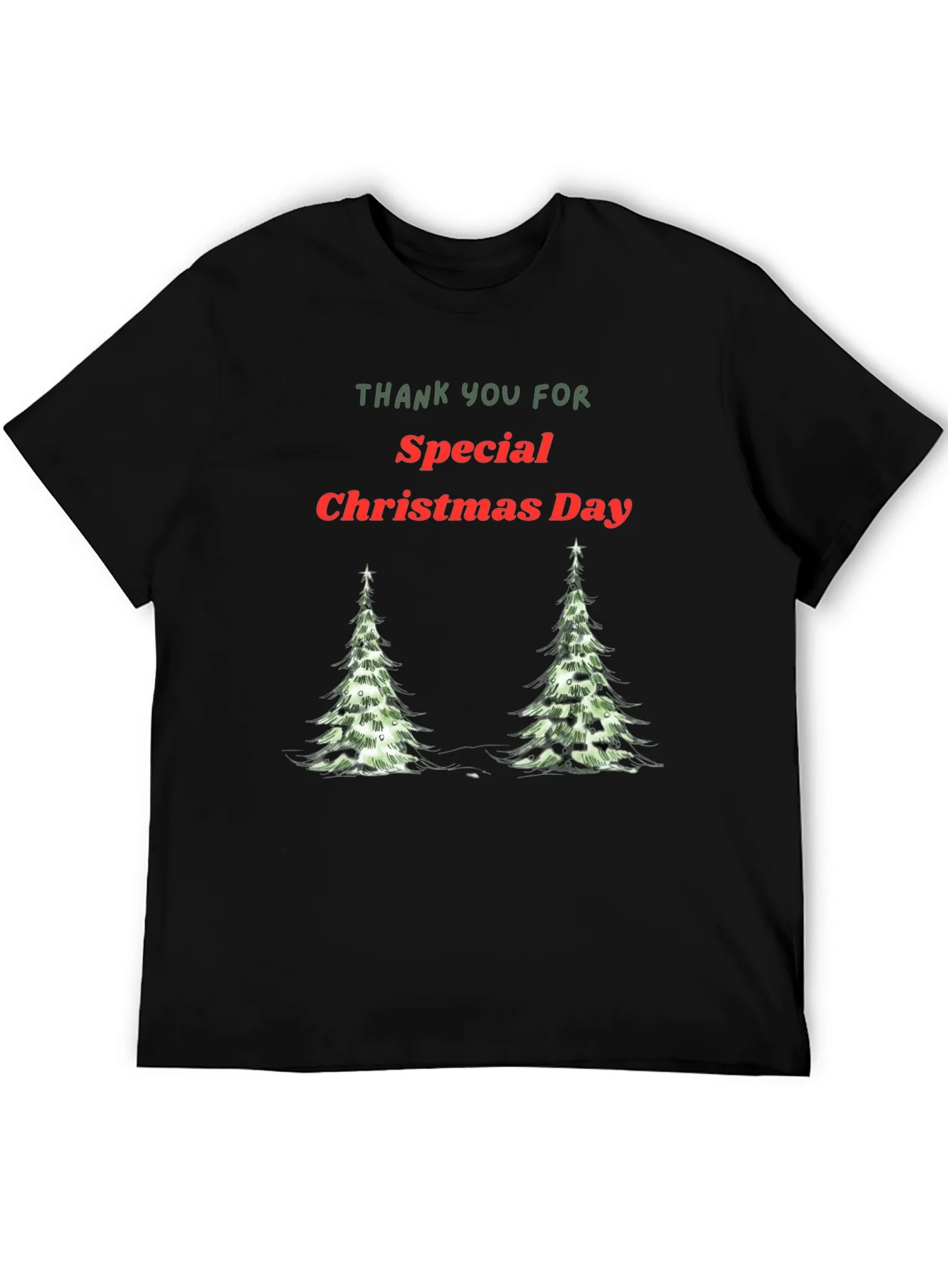 Rebbecca Christmas Special Day Black T-Shirt for Men