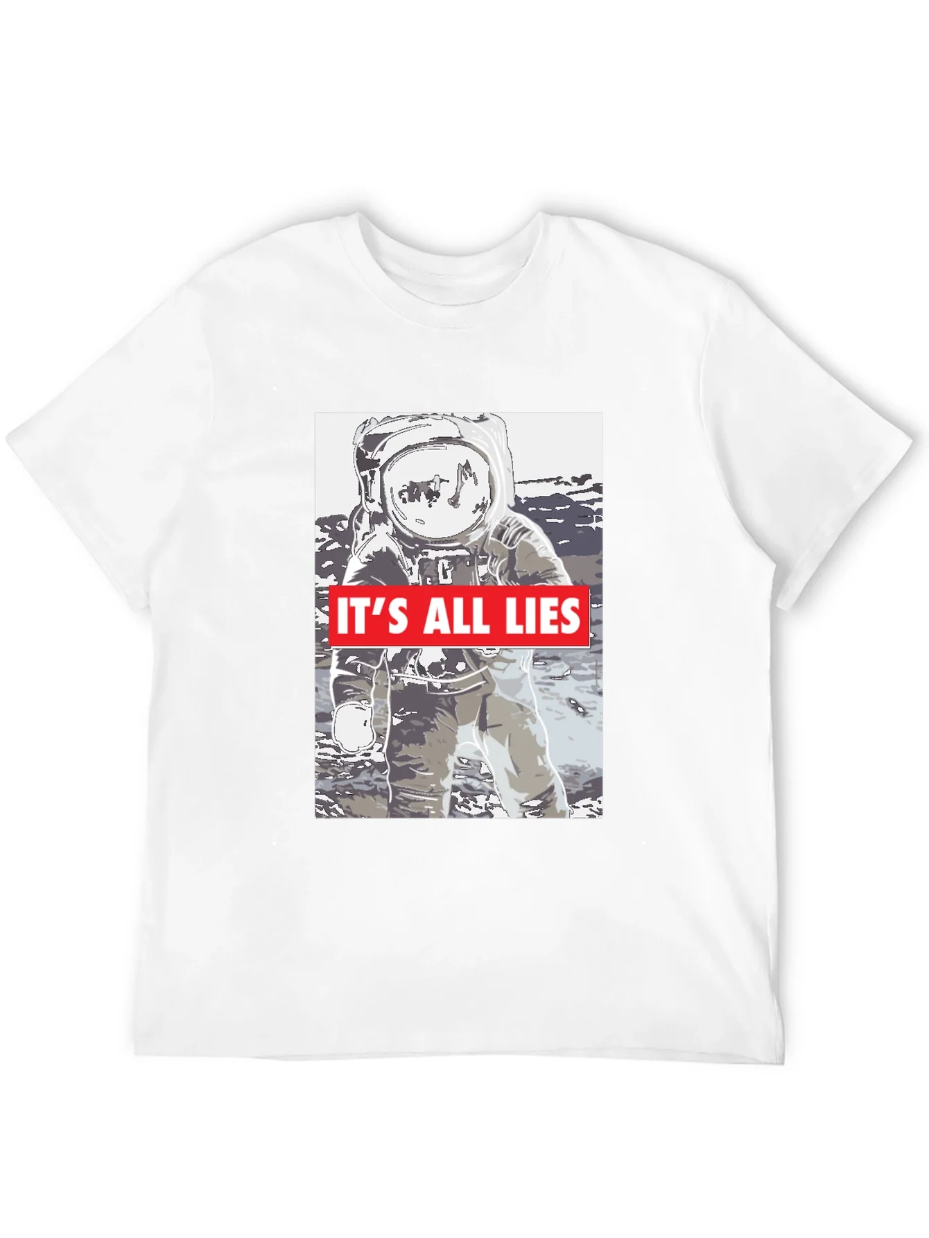 Rebbecca Moon Landing Conspiracy T-Shirt