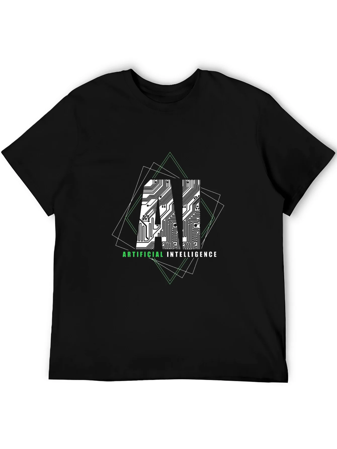 Camiseta Negra IA - Inteligencia Artificial