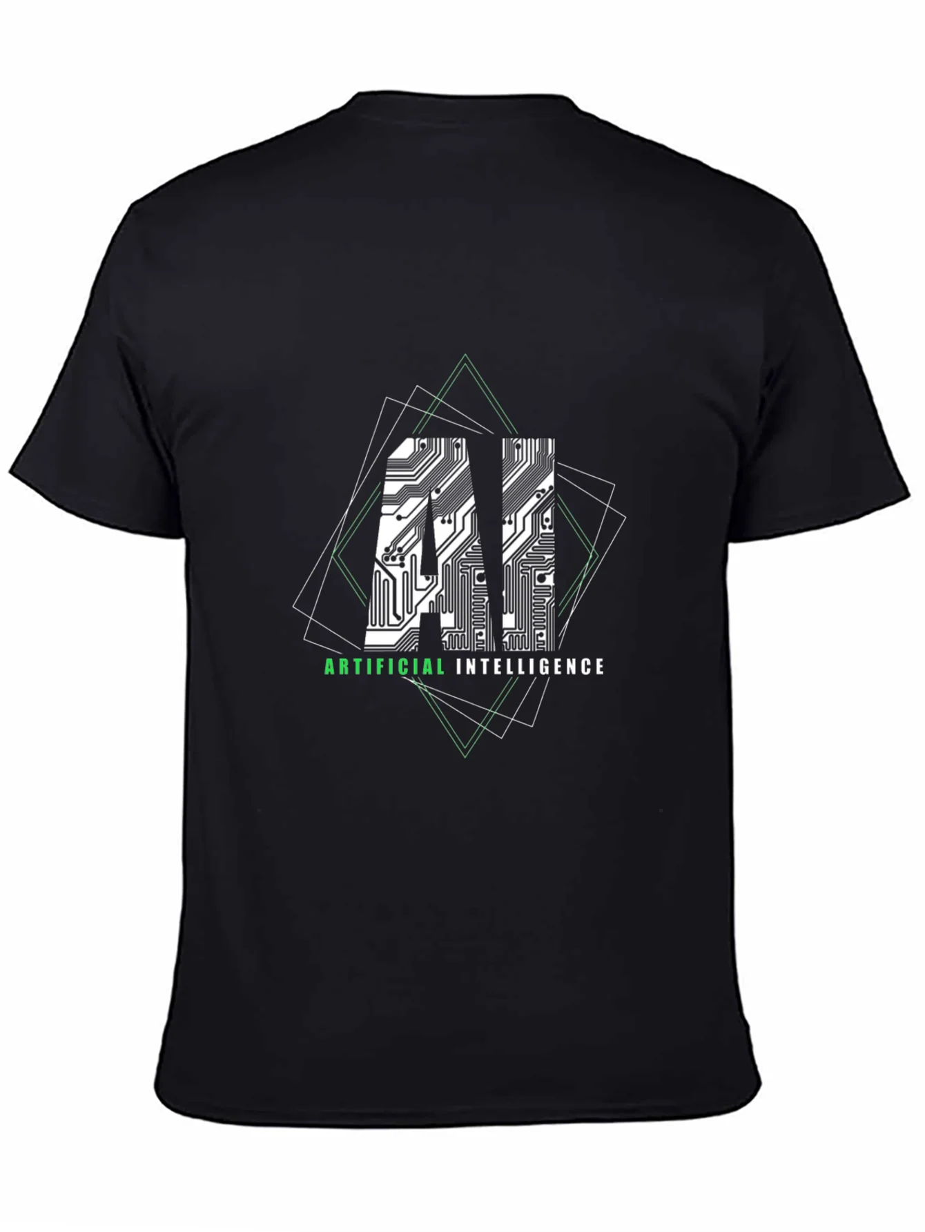 Camiseta Negra IA - Inteligencia Artificial