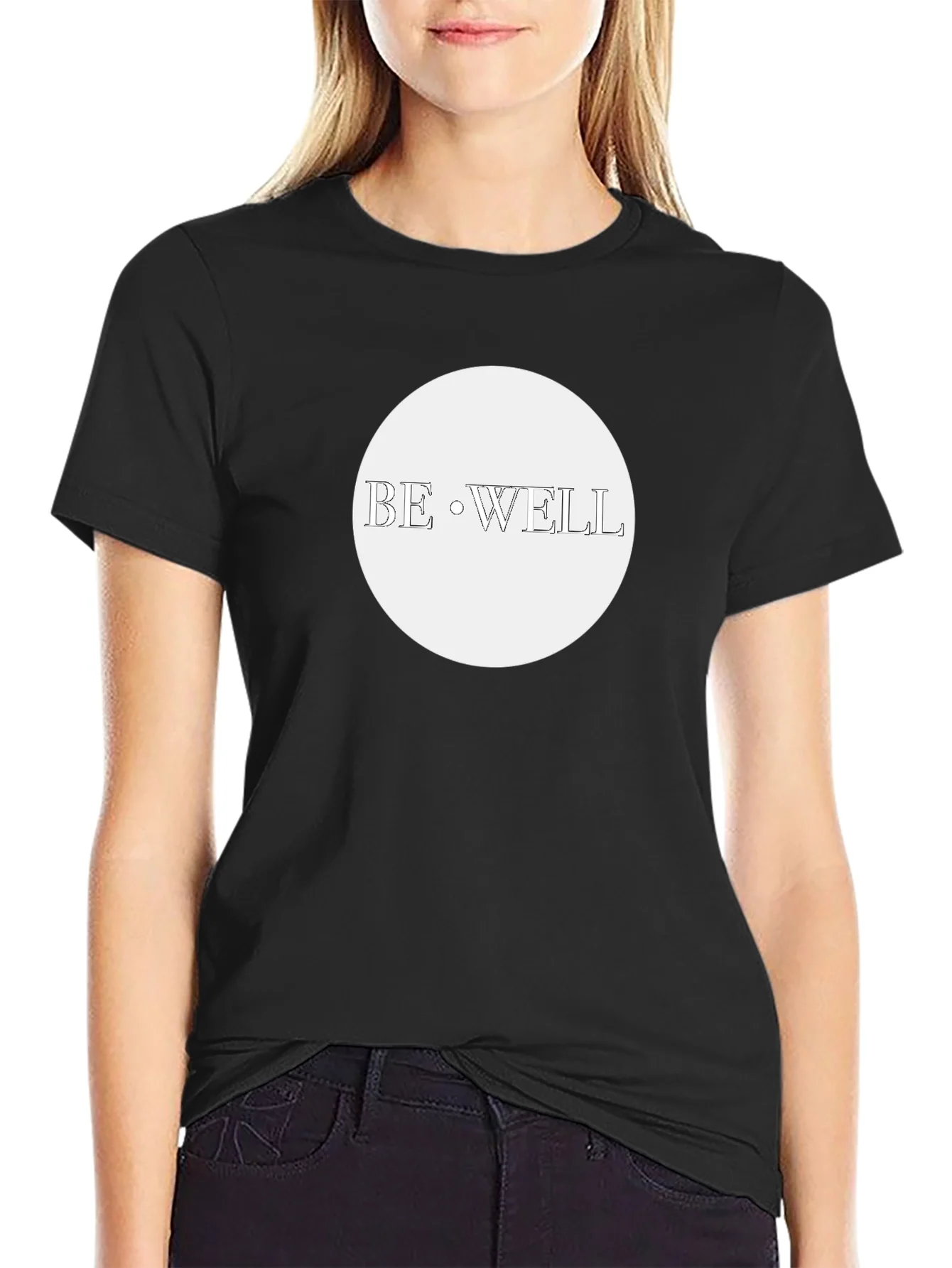Rebbecca Be Well Graphic T-Shirt - Black