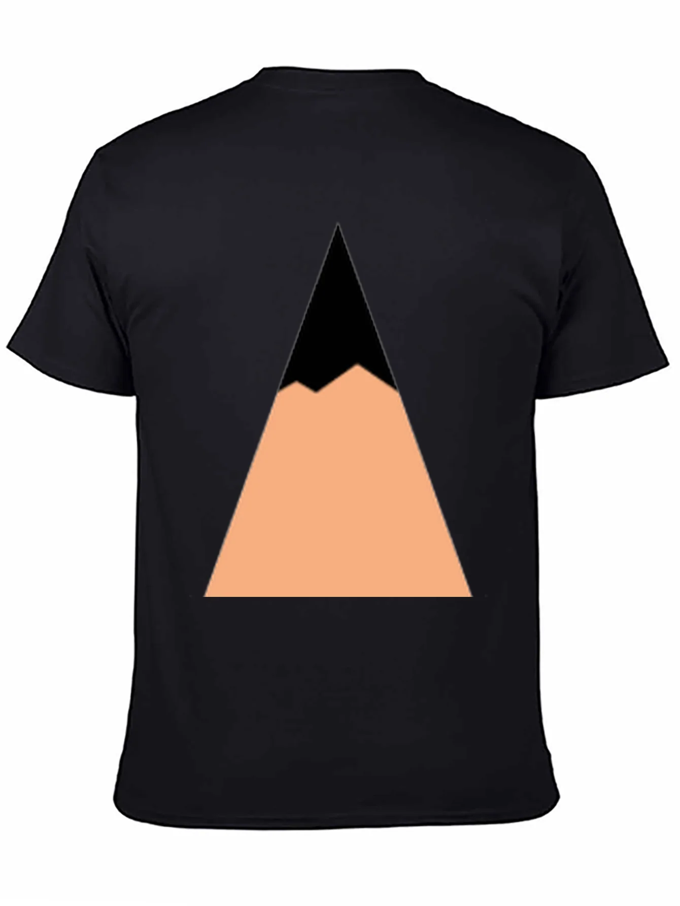 Rebbecca Geometric Mountain Peak Black T-Shirt
