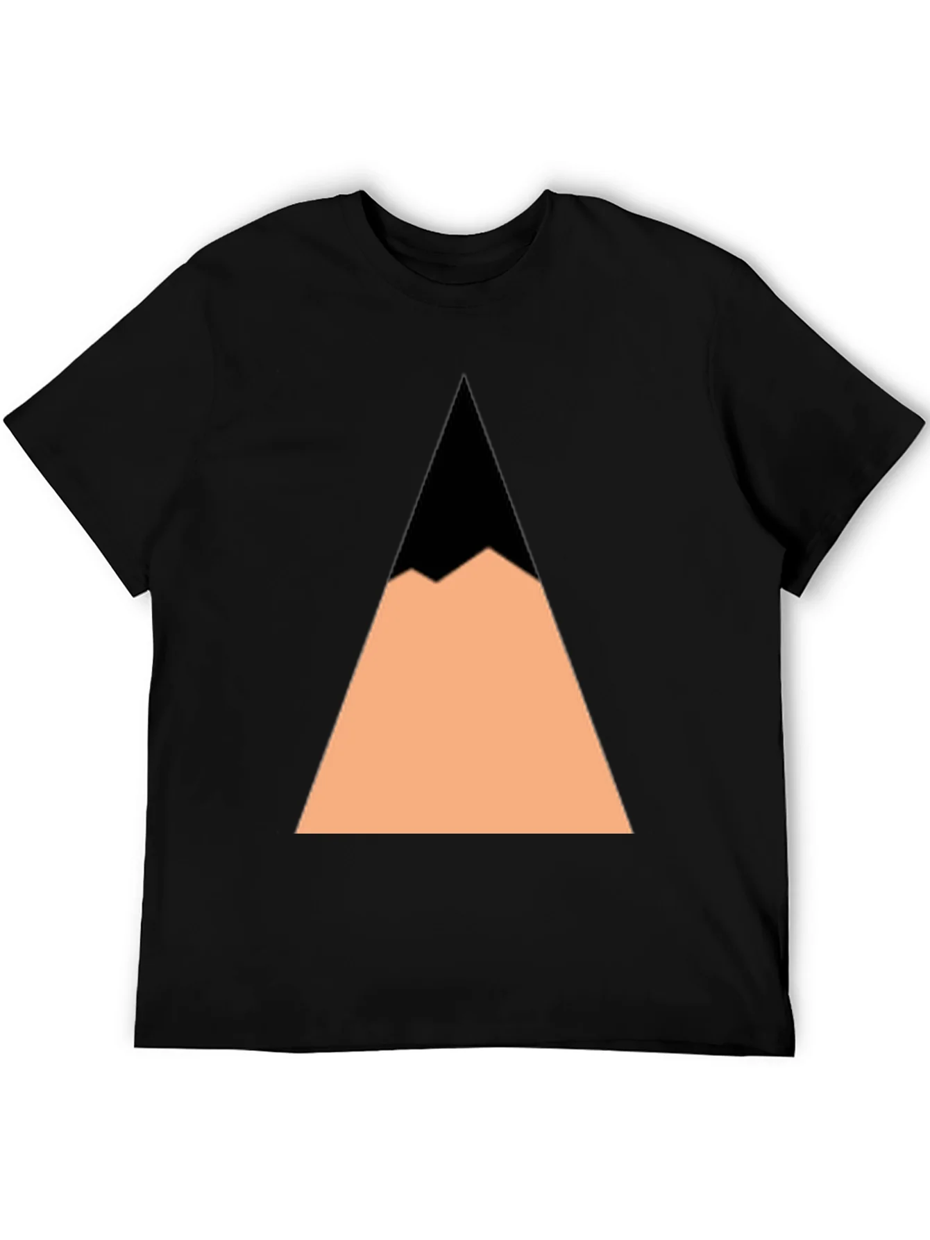 Rebbecca Geometric Mountain Peak Black T-Shirt