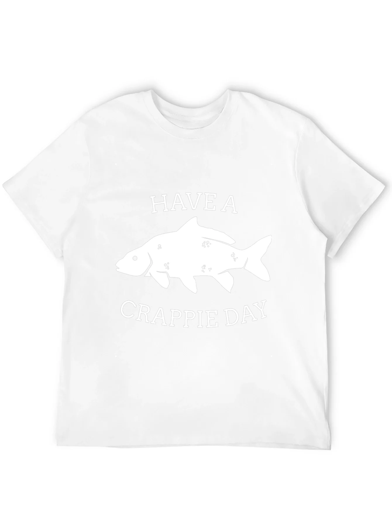 Camiseta Negra Have a Crappie Day Pesca