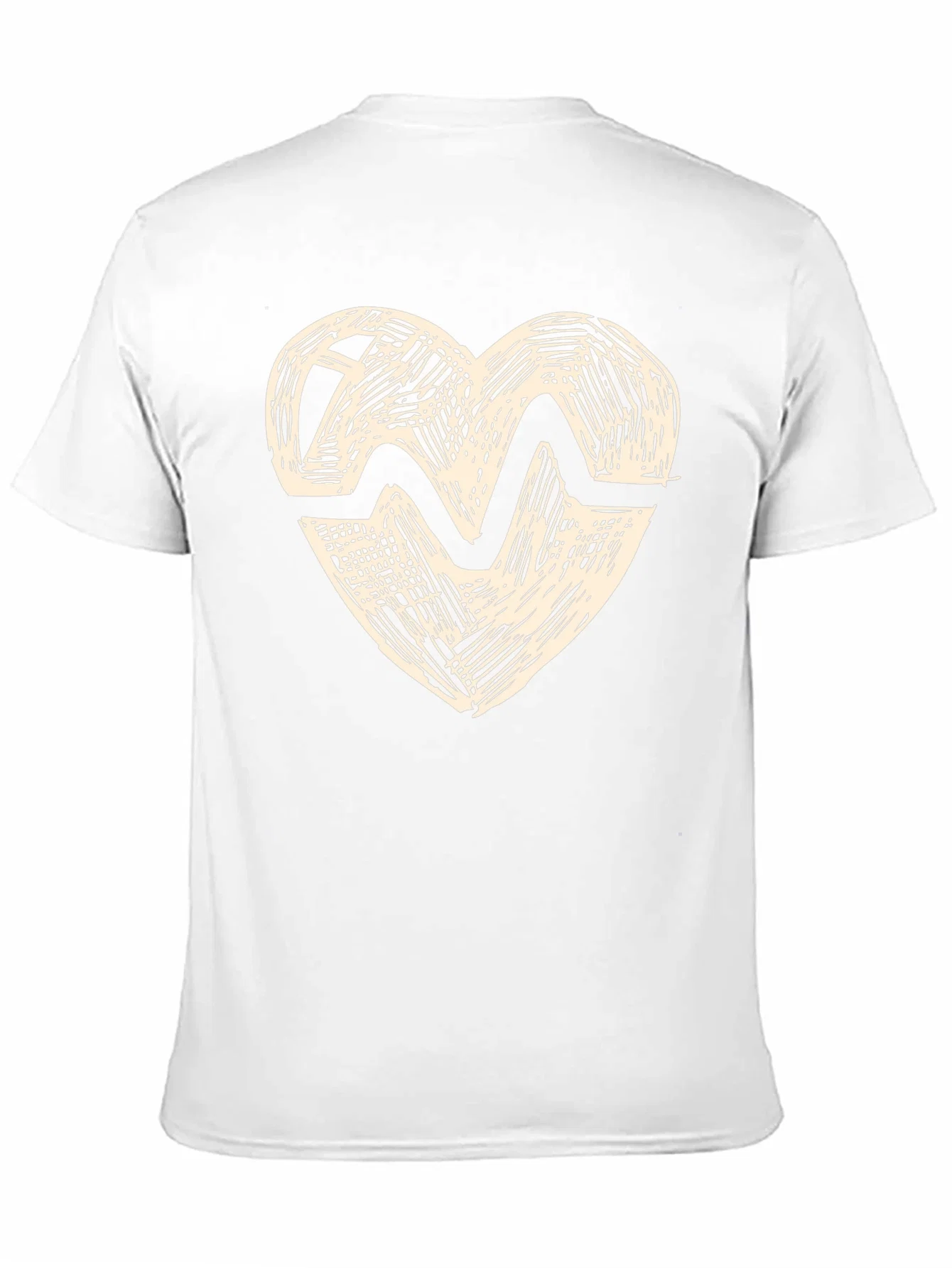 Rebbecca Heartbeat Graphic Print Crew Neck T-Shirt