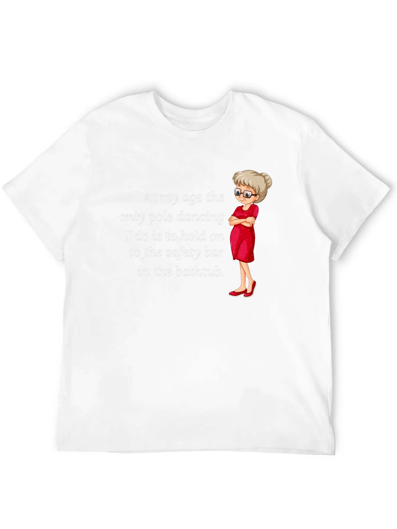Rebbecca Funny Pole Dancing T-Shirt for Grandmas
