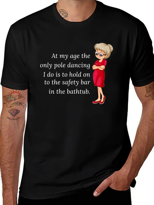 Rebbecca Funny Pole Dancing T-Shirt for Grandmas