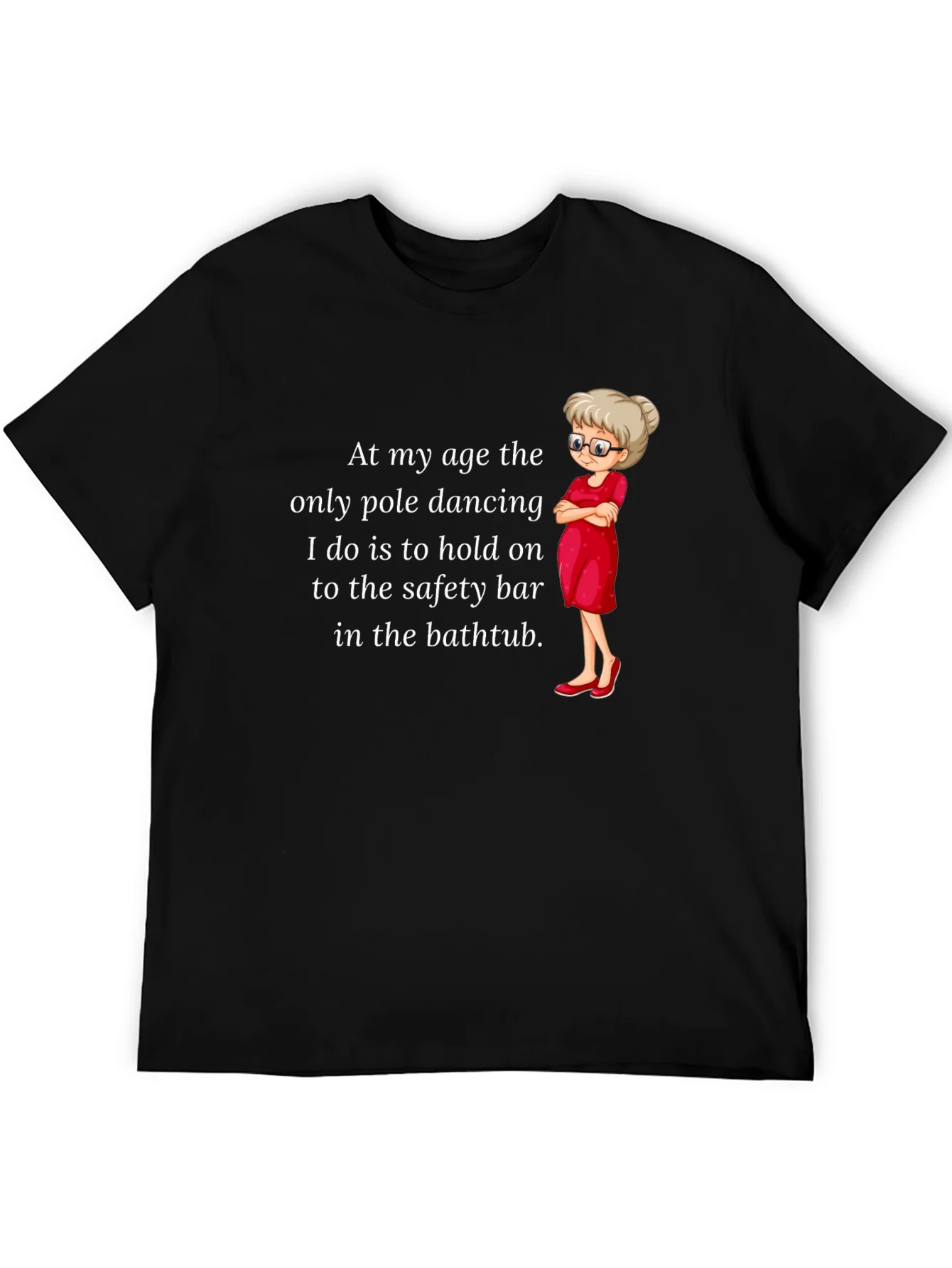 Rebbecca Funny Pole Dancing T-Shirt for Grandmas