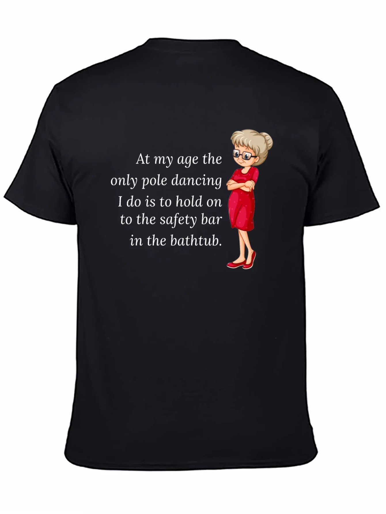 Rebbecca Funny Pole Dancing T-Shirt for Grandmas