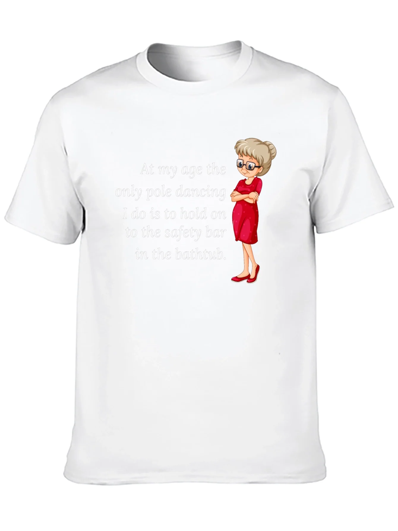 Rebbecca Funny Pole Dancing T-Shirt for Grandmas
