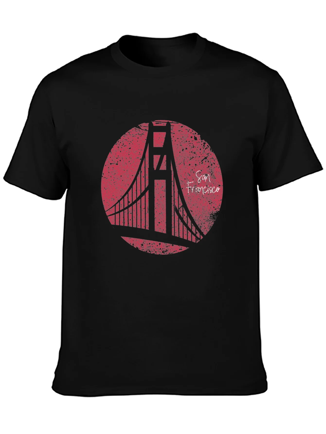 Rebbecca San Francisco Bridge Graphic T-Shirt - Black
