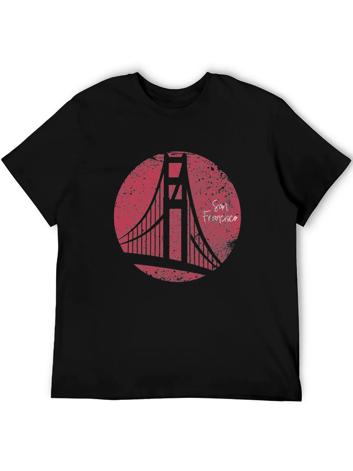 Rebbecca San Francisco Bridge Graphic T-Shirt - Black