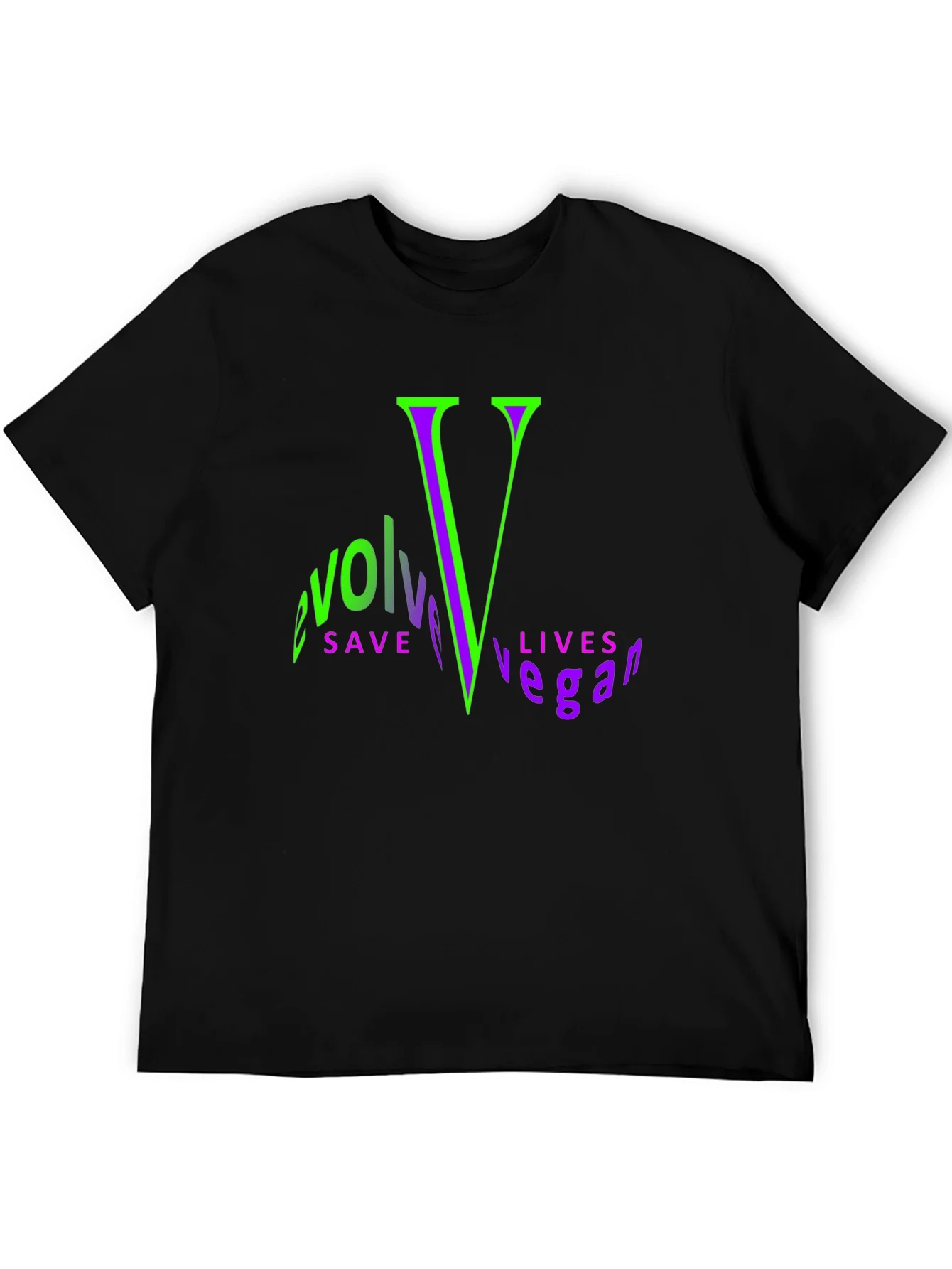 Rebbecca Evolve Vegan Graphic Tee - Save Lives