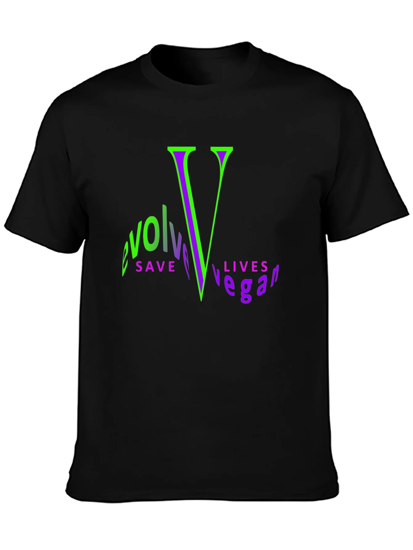 Rebbecca Evolve Vegan Graphic Tee - Save Lives
