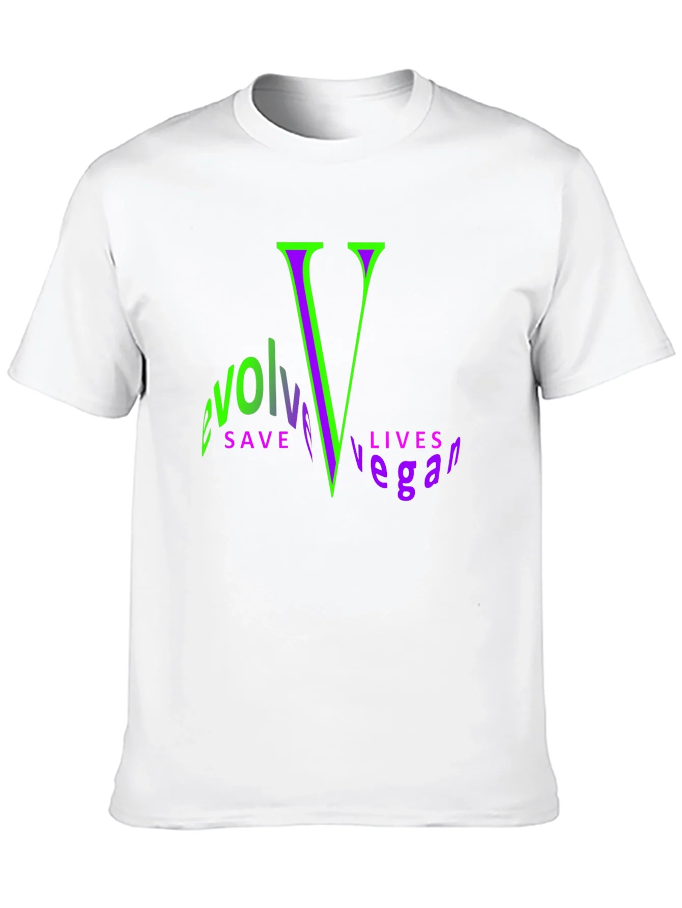 Rebbecca Evolve Vegan Graphic Tee - Save Lives