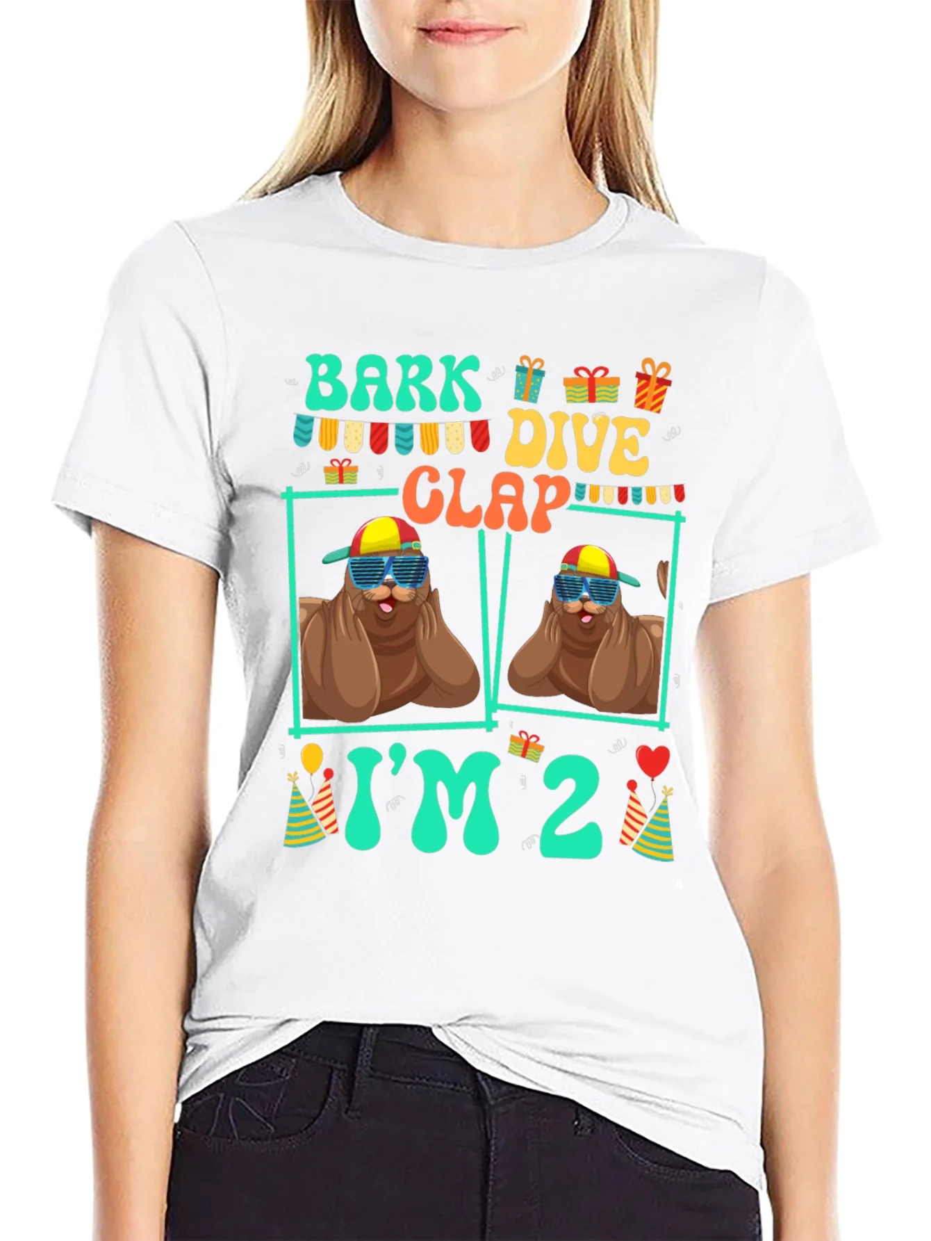 Rebbecca Bark Dive Clap Im 2 T-Shirt