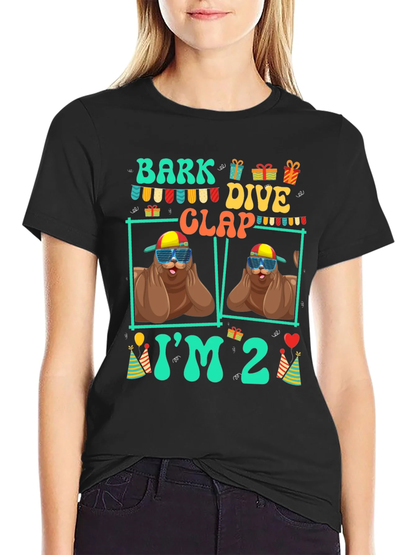 Rebbecca Bark Dive Clap Im 2 T-Shirt